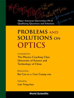 cover image of Problems and Solutions On Optics